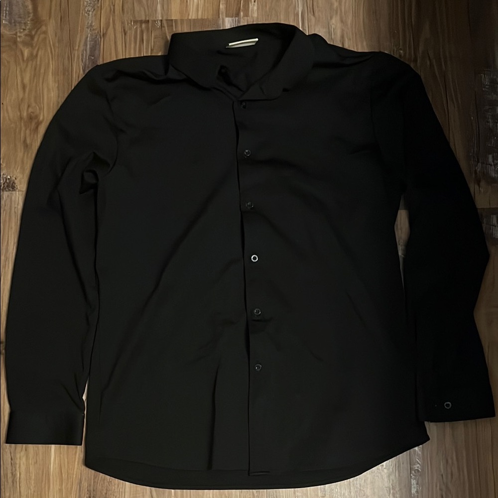 YoungLA Classic Black Dress Shirt